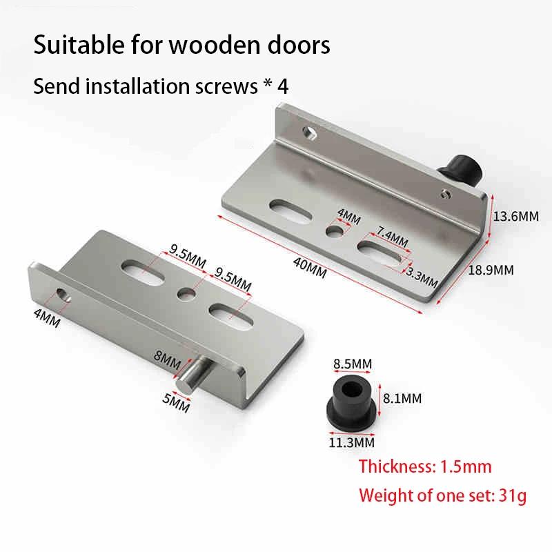 1Pcs Stainless Steel Lock Heavy-Duty Cabinet Door Rebound Magnetic Lock TV Frame Cabinet Wardrobe Furniture Magnetic Lock