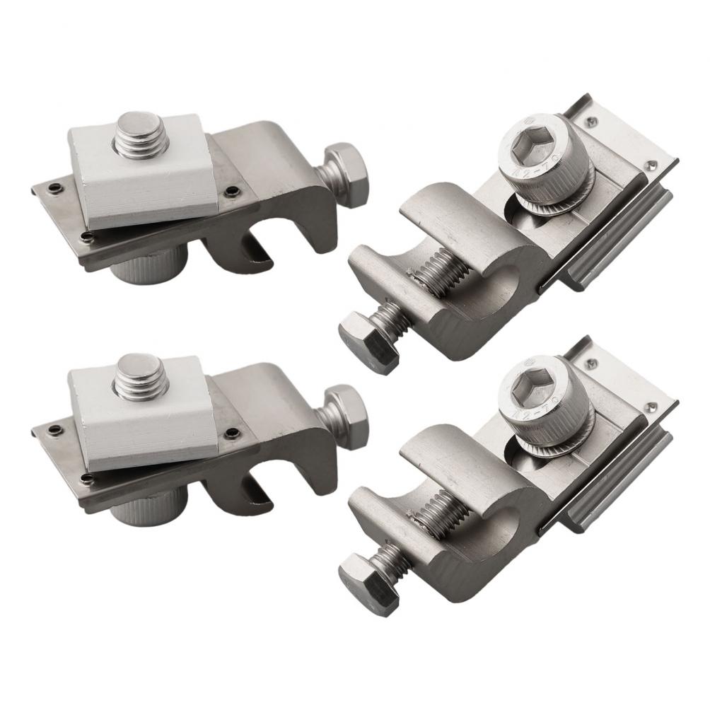 Solar Panel Mounting Bracket Clamps Accessories Aluminum