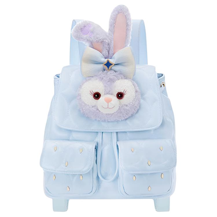 Disney Duffy Head Icon Faux Leather Backpack Women backpack Blue 400060497350