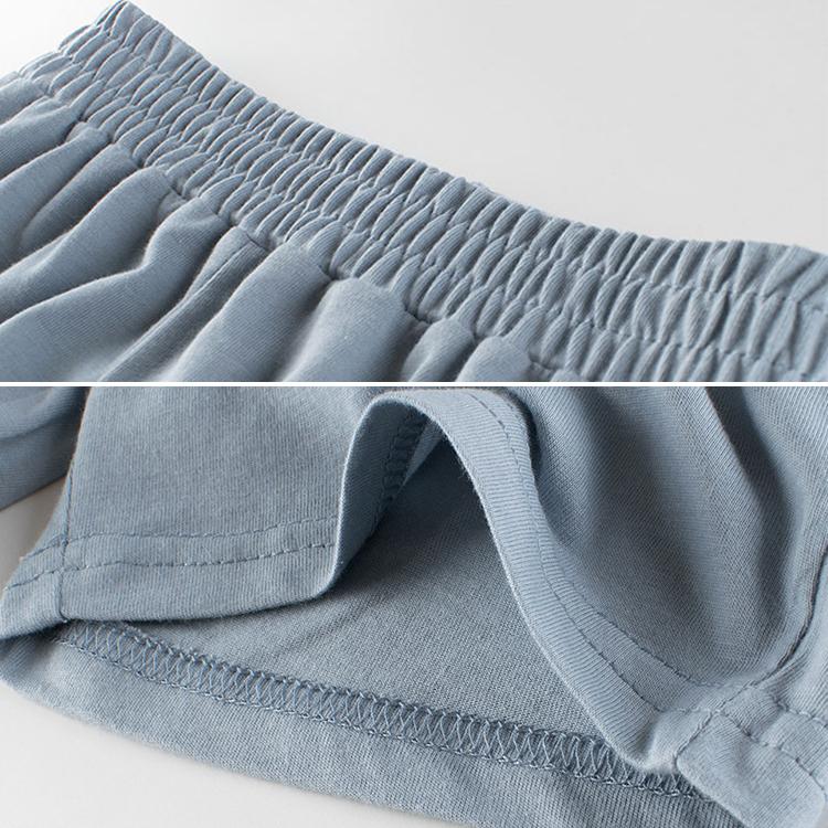 Children's Pull On Solid Color Shorts For Boys