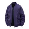 Jacket Men's Spring and Autumn Loose Trendy Solid Color Top American Casual Retro Baseball Jacket Men's