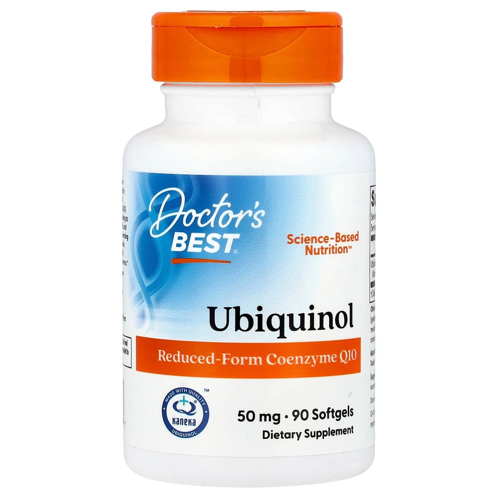 Doctor's Best Ubiquinol with Kaneka 50mg Softgels, 90 Count
