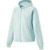 Minimalist Breathable Comfortable Hoodie Women Tops Feather-Green AWDU158-3