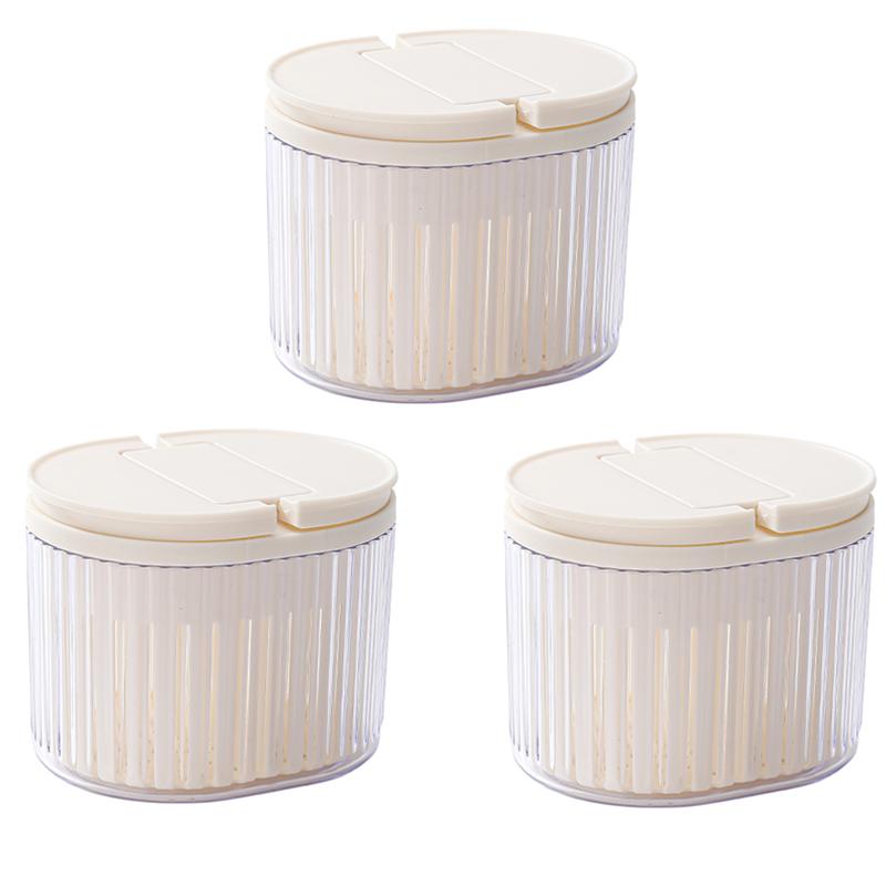 Refrigerator Storage Box Food Vegetable Fruit Storage Box Fridge Organizer Drain Basket Onion Ginger Clear With Lid Crisper