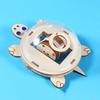 1 Set DIY Pull Rope Turtle Toy Kit Handmade Wooden Puzzle Pulling Tortoise Building Crafts Kids STEM Educational Physics Science Experiment Toy