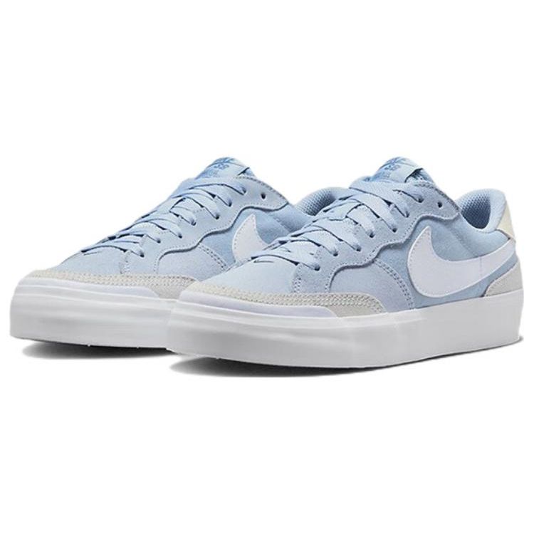 Nike Zoom Pogo Plus SB Blue Whisper Женские кроссовки Football-серый рассеянный-синий белый DV5469-400