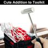 Lightweight Hammer, Small Craft Mallet for Jewelry Making, Toy Building Projects, Clocks, Woodworking, DIY, Leather