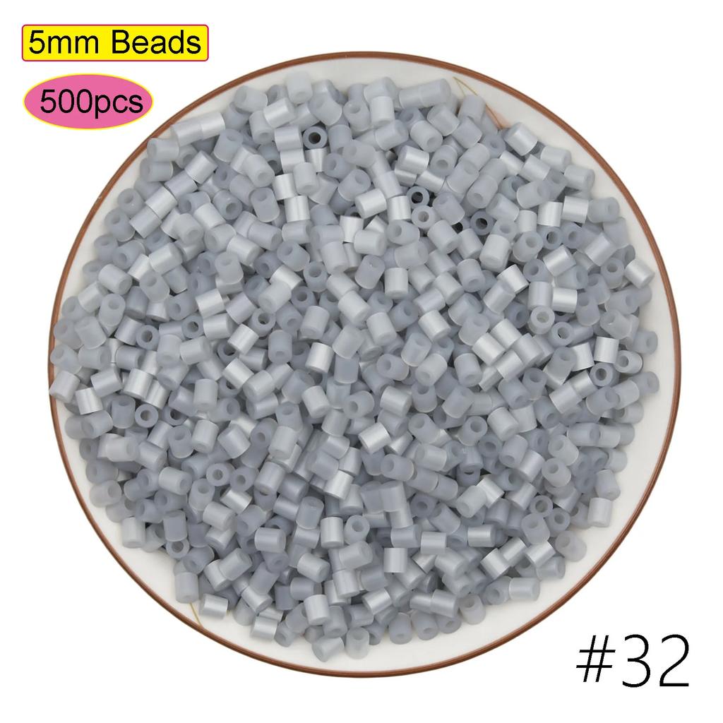 5 мм 500 шт. черный, белый, серый, синий, зеленый, фиолетовый, бусины Hama для детей, железный предохранитель, бусины Perler, головоломка «сделай сам», пиксель-арт, подарок, детская игрушка