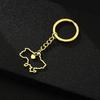 Popular Ukraine Emblem Pendant Keychain In Titanium Steel - Unisex Fashion Accessory