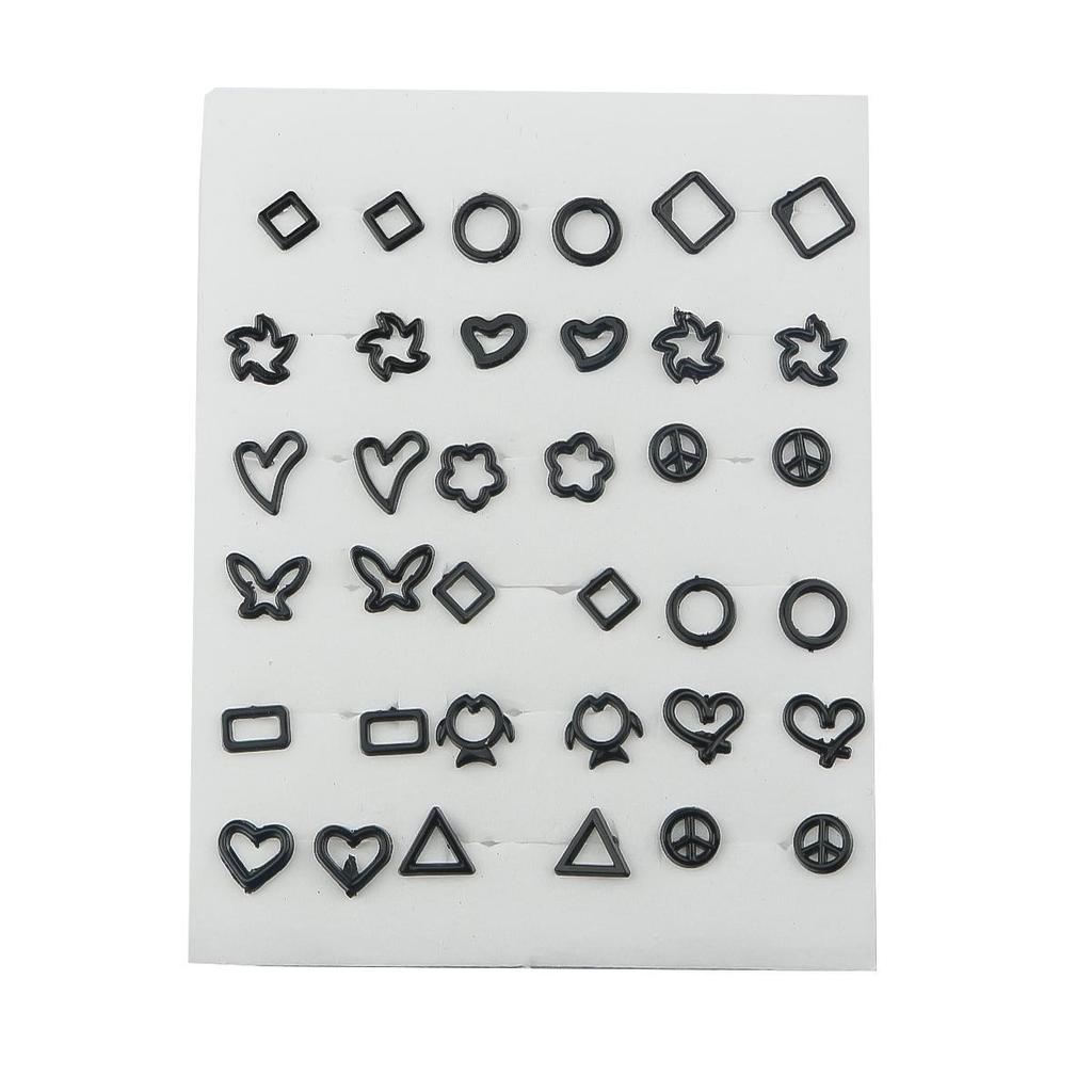 18 пар изысканных маленьких серег-гвоздиков, наборы для женщин и детей, ювелирные изделия из сережек