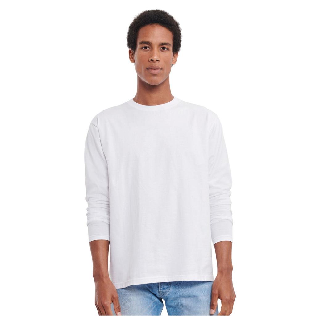 Russell Mens Authentic Classic Long-Sleeved T-Shirt