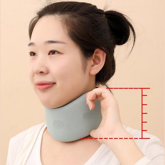 Neck Brace Soft Breathable Pain Relief Posture Correction Anti-Snoring Support Cervical Collar Ergonomic Neck Protector Brace