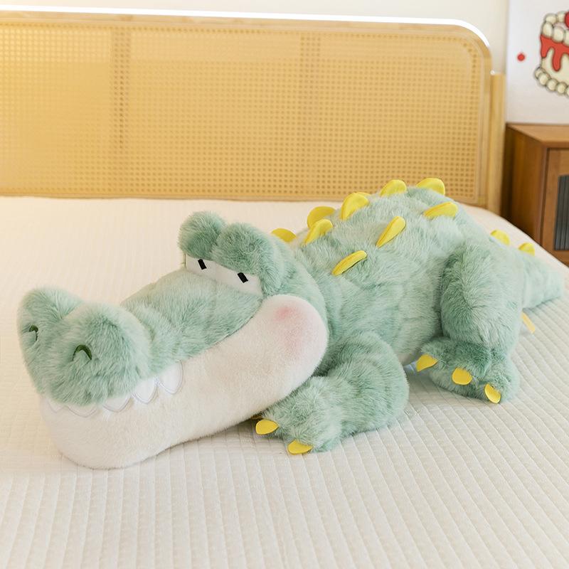 Творческий г-н. Плюшевая игрушка крокодил кукла мужская и женская милая подушка для сна кукла динозавр подарок большая