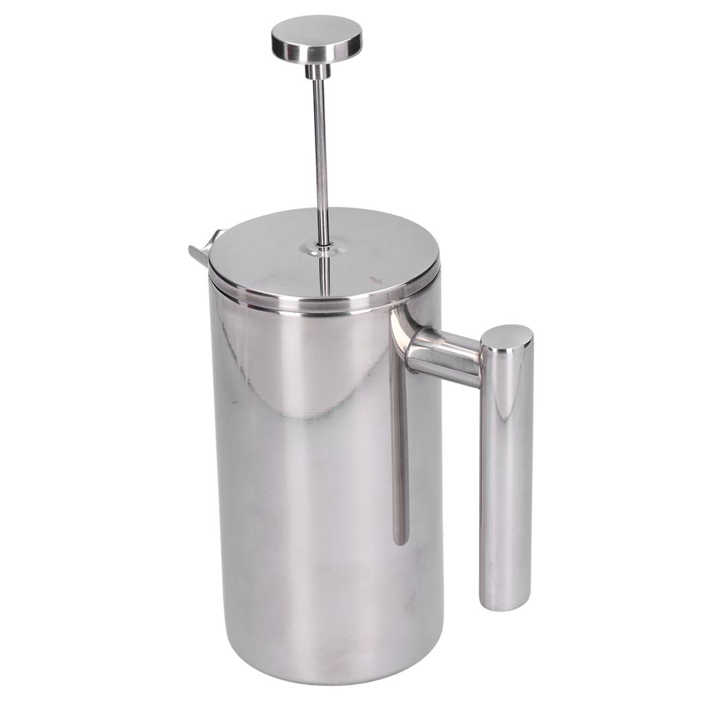 Кофеварка из нержавеющей стали, портативная ручная кофейная чашка, чайник для домашнего офиса, 800 мл