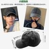 [shefun] cap men's running hat ladies baseball cap Head circumference 56-60cm soft hat container spring summer UV cut 100% cotton Plain color unisex