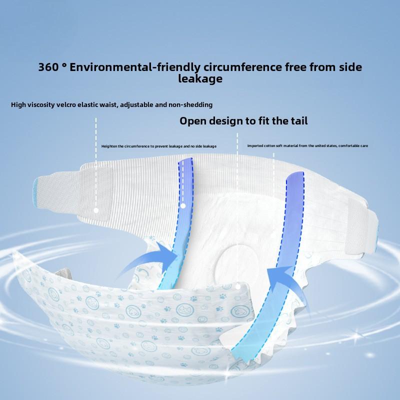 Подгузники для собак Физиологические штаны для собак женского пола Гигиенические салфетки для собак Тедди для маленьких собак Штаны для тети Товары для животных