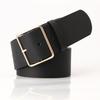 Fashion Ladies Leather Waist Belt With Square Buckle For Casual And Office Wear