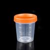 Transparent Measuring Cup 120ml Small Containers with Lids Dew Condiment Containers  Snack Ketchup