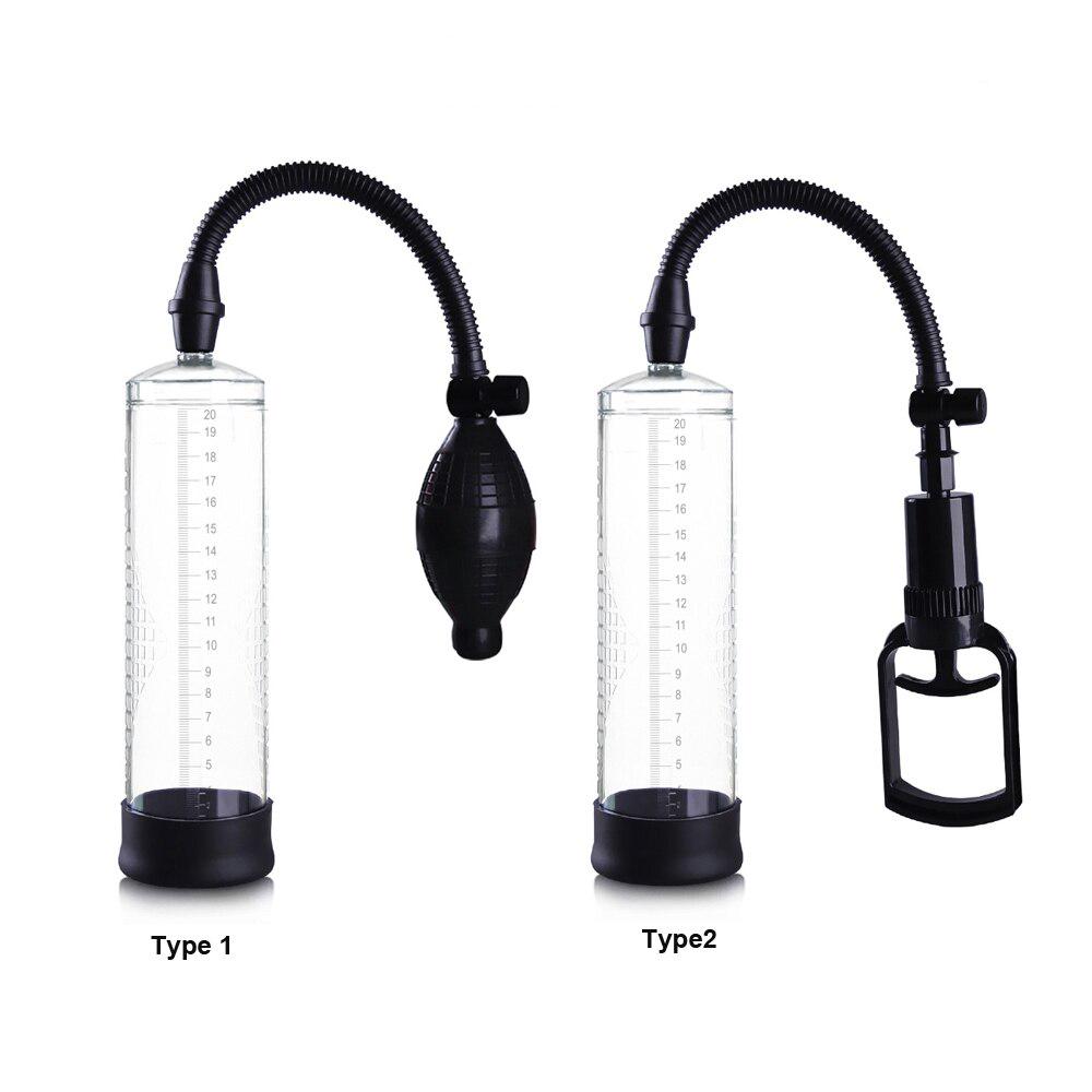 Насос для увеличения пениса, насос для увеличения пениса, удлинитель для члена, вакуумная секс-игрушка, тренажер-массажер для мужчин, член