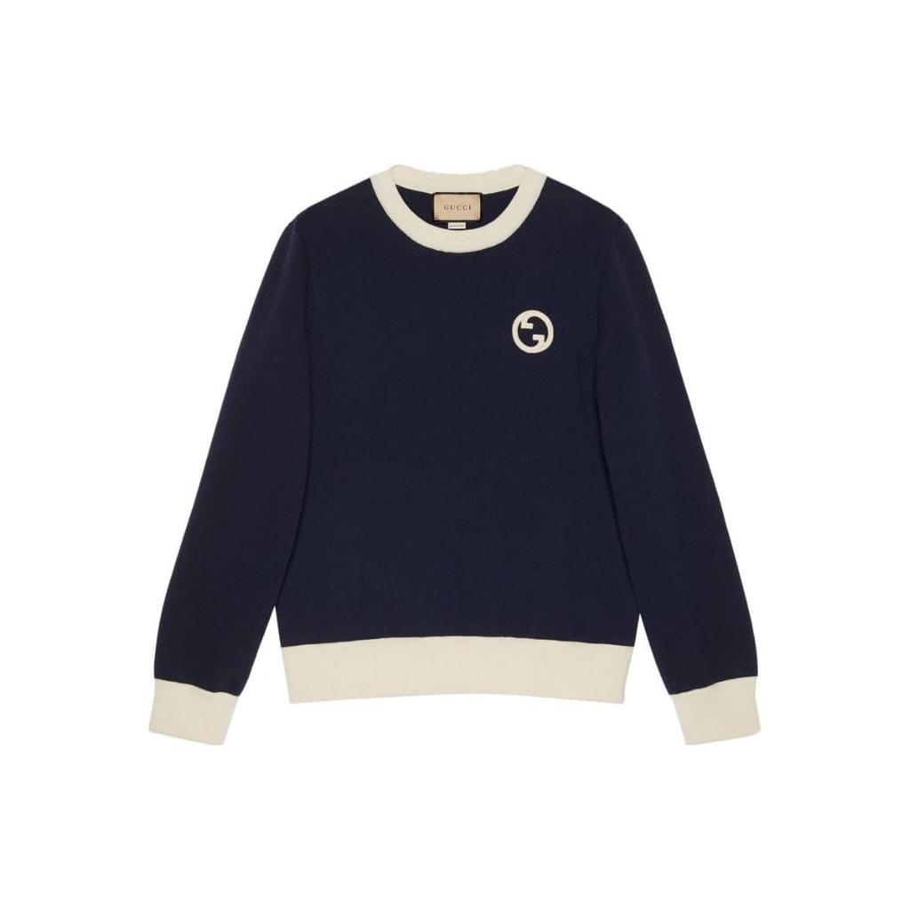 Gucci Свитер мужской SS23 Морской синий 752554-XKDHA-4423