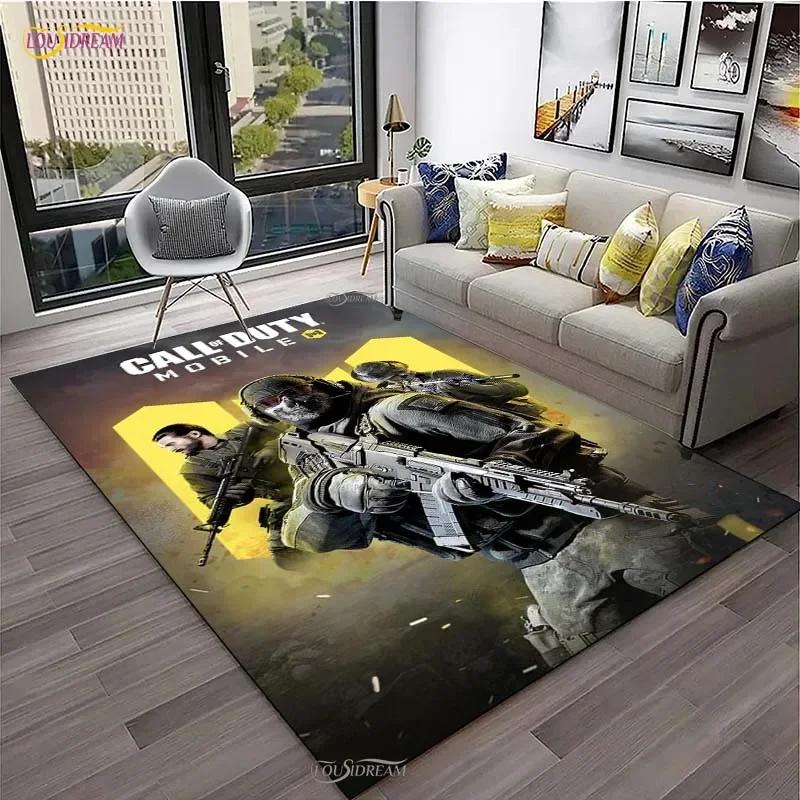 Call of Duty Game Carpet Living Room bedroom Sofa Coffee decorat yoga area rugs kitchen Door Un-Slip Mats Alfombra birthday gift