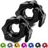 1 Pair Quick Release Fitness Barbell Clamps 25/30mm Barbell Collars Weightlifting