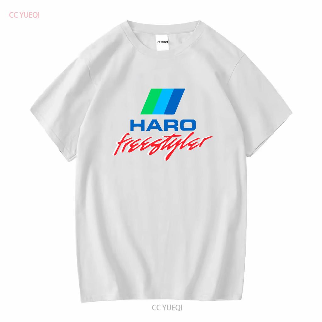 Haro Freestyler BMX Базовая футболка с логотипом Смешная футболка Размеры от S до XL винтажная Стираная с принтом Повседневный унисекс Топ для повседневной носки
