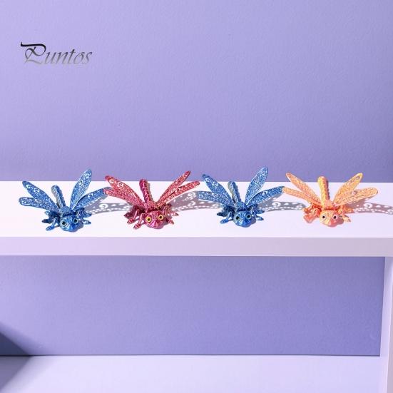 Eco-friendly Plastic Figure 3D Printed Articulated Dragonfly Model, Flexible Realistic Animal Fidget Toys, Educational Science Teaching Aid