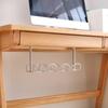 ABS Under Table Storage Rack Cable Management Tray Home Office Desk Wire Organizer No Punching Kitchen Storage Home Accessories