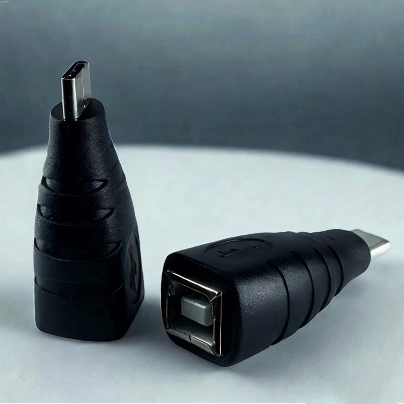 USB B на USB C Адаптер, Type C Male на USB B Конвертер для Принтеров, Электрических Пианино, Ноутбуков и Устройств Type C