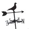 Черный флюгер из кованого железа, индикатор направления, сцена на ферме, классический флюгер для улицы