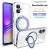 Роскошный чехол с покрытием Magsafe для беспроводной зарядки Samsung Galaxy A05 A05S A15 A25 A35 A55 с прозрачным магнитным кольцом и бампером