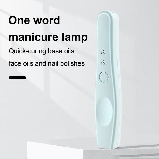 Портативная УФ-лампа для ногтей, мини-дизайн, компактный ручной быстросохнущий экологически чистый светильник для маникюра
