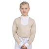 Childrens/Kids Next Generation Ruffled Crystal Long-Sleeved Show Shirt