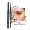 Mist Three-in-one Eyebrow Pencil Waterproof Not Easy To Smudge Eyebrow Brush Eyebrow Pencil Thin and Soft Refill