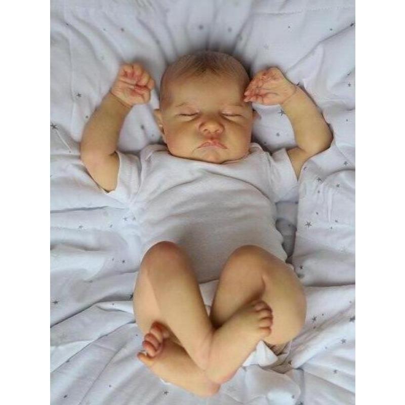 Куклы Reborn Baby Dolls Девочка 45 см 17,7 дюйма Реалистичные куклы новорожденных младенцев, которые выглядят как настоящие куклы, мягкое силиконовое виниловое тело