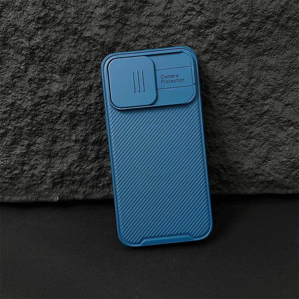 Роскошный чехол-слайдер с защитой камеры для MagSafe, бронированный чехол с магнитной полосой для iPhone 16 15 14 13 12 Pro Max Plus Mini 11, чехол для беспроводной зарядки