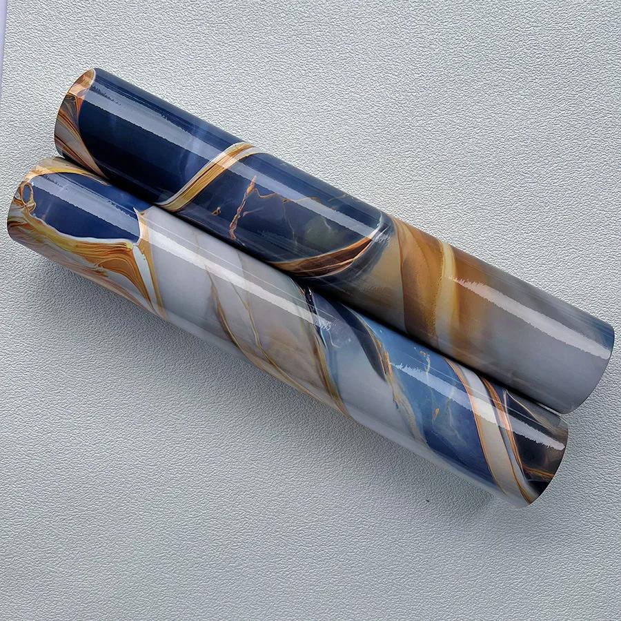 Marble Patterned Wallpaper for Kitchen Dining Room Waterproof and Oil Resistant Home Decoration Background Stickers Wallpaper