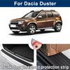 Защитная полоса от царапин на порог багажника автомобиля для Dacia Duster - Резиновый защитный декоративный чехол-наклейка на задний бампер