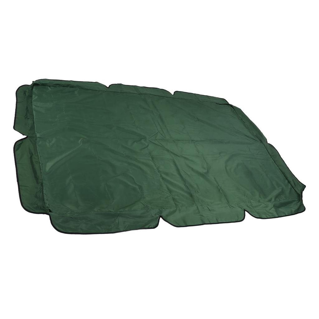 Outdoor Swing Canopy Waterproof Porch Top Cover Replacement UV Proof for Patio Yard Chair Dark Green