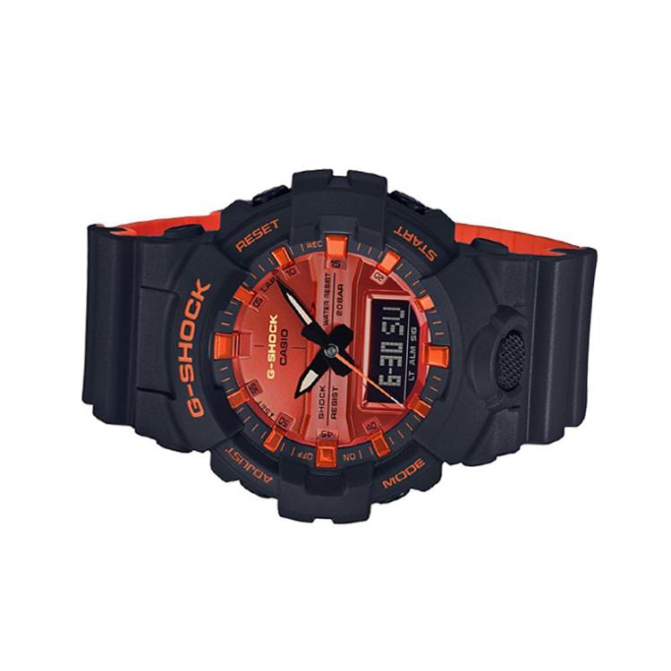 Casio Мужские часы G-SHOCK 46,8 мм Оранжевые GA-800BR-1APRDC