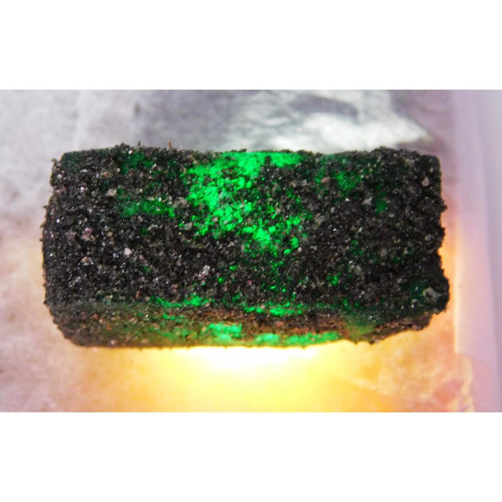 32.5 Ct Green Emerald Natural Dyed Uncut Rough CERTIFIED Loose Gemstone