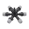 1 Pc Multi-nozzle Gray Sprinkler Garden Greenhouse Irrigation Sprayer Agriculture tools Water Fogger Cooling Misting Nozzle