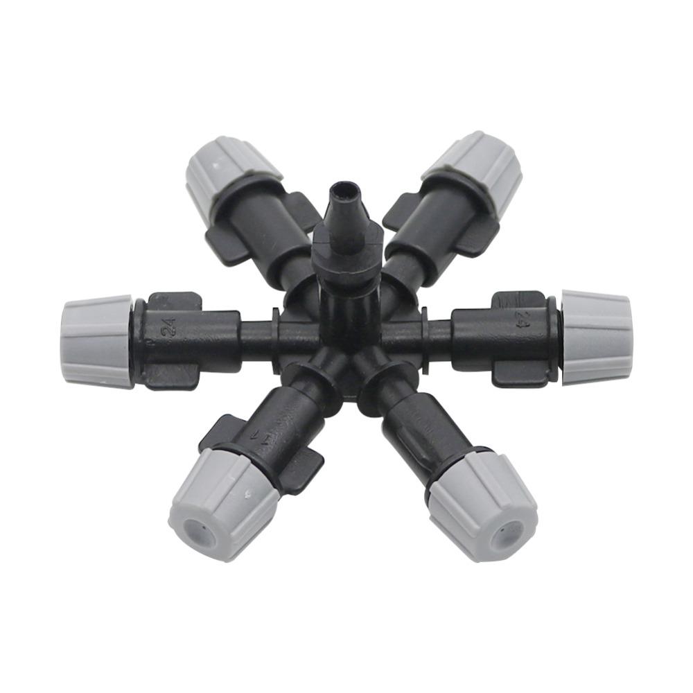 1 Pc Multi-nozzle Gray Sprinkler Garden Greenhouse Irrigation Sprayer Agriculture tools Water Fogger Cooling Misting Nozzle