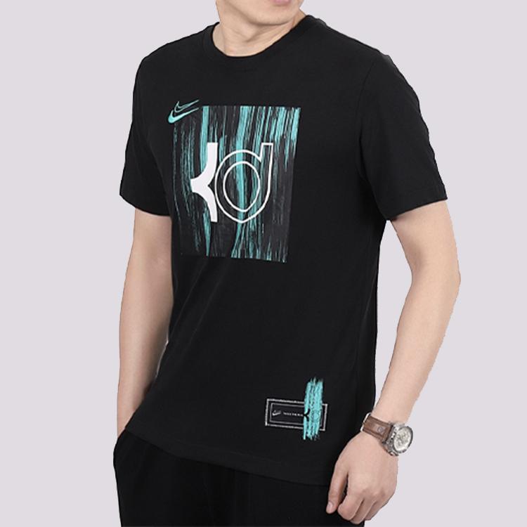Nike Dri-FIT KD Logo Tribute To Kevin Durant Футболка с короткими рукавами с принтом, мужские топы, черные CD1279-010