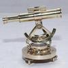 12.7 Cm  Brass Alidade Decorative Telescope with Base Compass