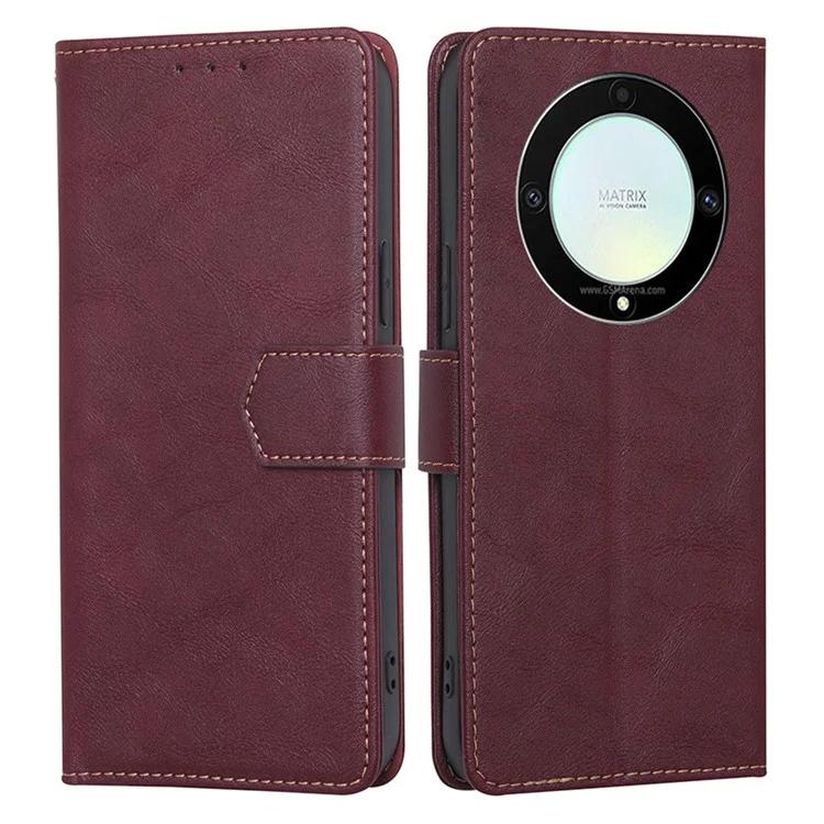 For Honor X9a 5G / X40 5G / Magic5 Lite 5G RFID Blocking Phone Leather Case Stand Wallet Phone Cover