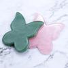Natural Butterfly shaped Crystal Gua Sha Board Quartz Jade Scraping Board Face Lift Acupuncture Skin Care Tools