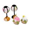 Osaka Choseido Hina Dolls Compact Mini Hina Dolls Ceramic Maizakura Hina Imperial Couple Set - -