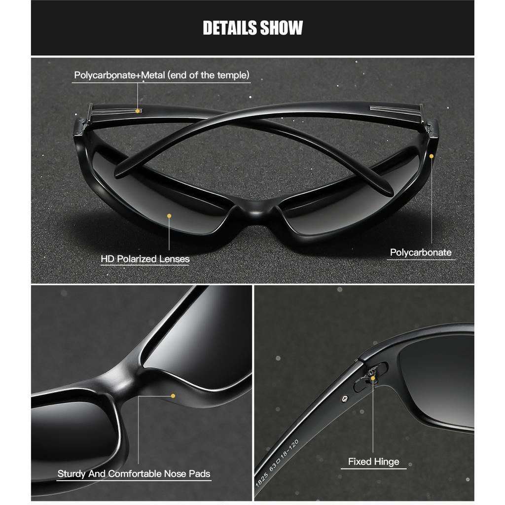 Royalhot Унисекс Поляризованные Ретро Спортивные Солнцезащитные Очки Винтажные Солнцезащитные Очки Ретро Очки Оттенки, UV400